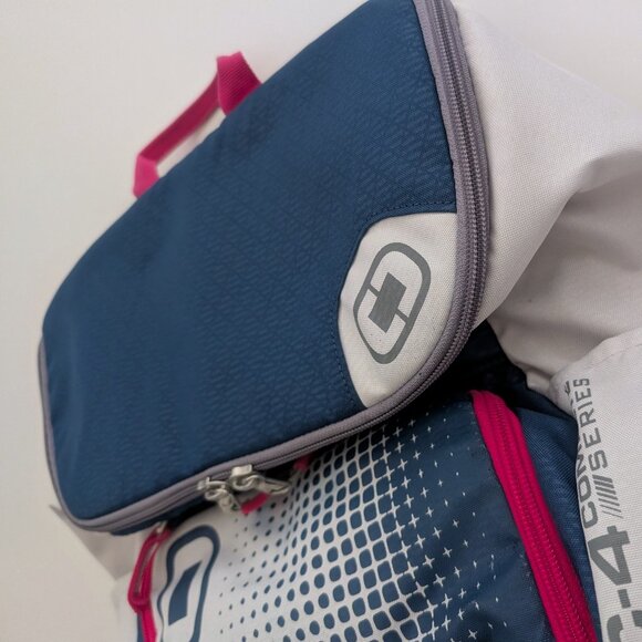 OGIO C4 Sport Backpack in Navy and Black with Pink and Gray Accents main image 5